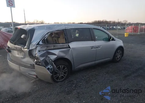 2013 Honda Odyssey Ex из США, поврежденный, VIN 5FNRL5H49DB032052